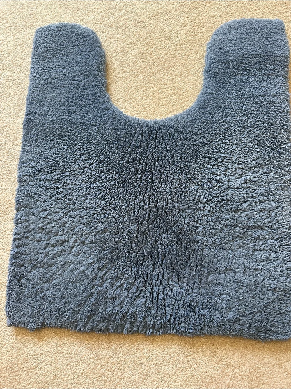 Madison Park Signature Plush Bathroom 2 Piece Rug Set - Slate Blue
